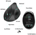 Logilink Ergonomisch Draadloos Desktop Set, zwart