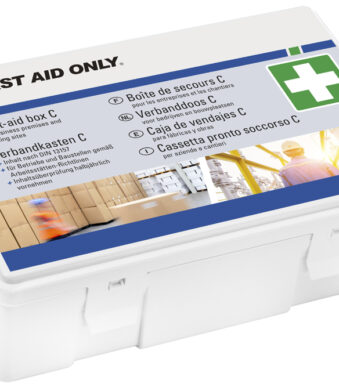 EHBO-verbanddoos C volgens NEN 13157, wit.