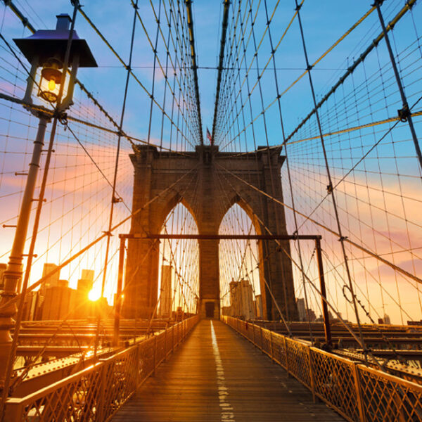 Wall Art 'Brooklyn Bridge', van acrylglas