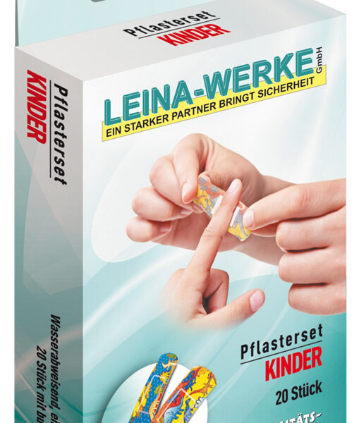 Kleuren ziekenhuis-kinderpleistertjes, set van 20