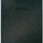 Sigel Menukaartmap MENU, A4, antraciet