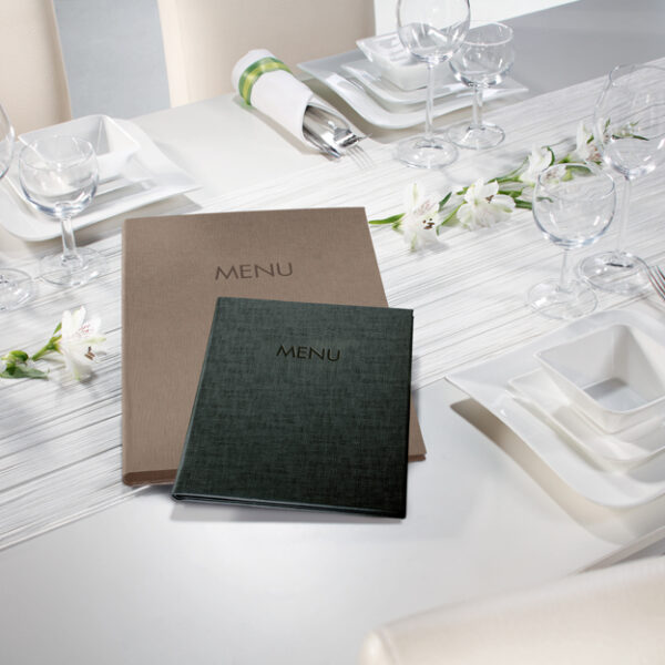 Sigel Menukaartmap MENU, A5, antraciet