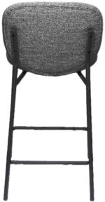 Draaibare barkruk set van 2, grijs