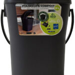 EDA compostemmer KOMPOST, 6 liter, antraciet