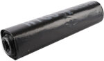 HYGOGLEAN afvalzak Light, zwart, 120 liter, LDPE, 40 my