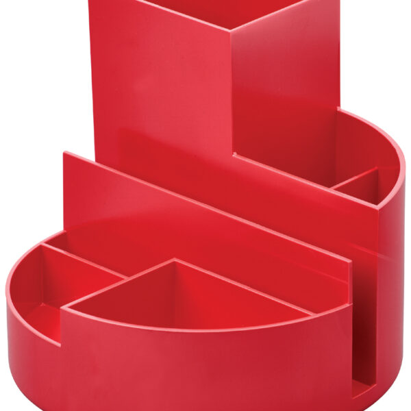 MAUL multi-koker MAULrondbox Recycling, rond, rood