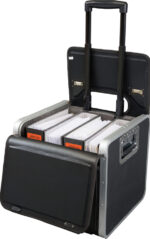 Alassio - Aktetas 'PERUGIA' - Imitatieleer - Zwart