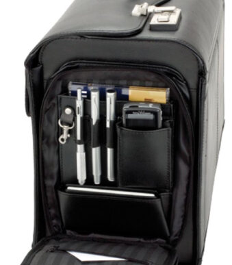 Alassio Pilotenkoffer ´VERONA´, leer, zwart