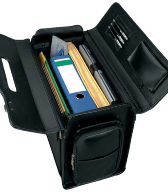 Alassio Pilotenkoffer ´VERONA´, leer, zwart