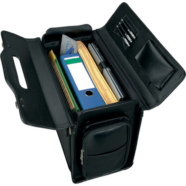 Alassio Pilotenkoffer ´VERONA´, leer, zwart