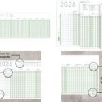 RNK Verlag Vakantieplanner 2026, (B)1.000 x (H)297 mm, gevouwen