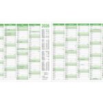 RNK Verlag Bureaukalender 2026, A5 liggend, 250 g/m² karton