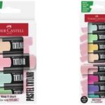Faber-Castell Mini tekstmarkers, set van 4 stuks