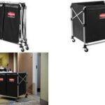 Rubbermaid Opvangzak voor X-Cart inklapbare wagen, 300 liter, zwart