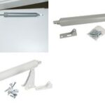 BRÜDER MANNESMANN Pneumatische deurdranger, grijs