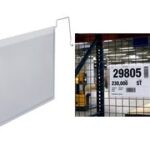 DURABLE Insteekhoes met draadbeugel, A5 liggend, transparant PP