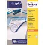 AVERY Multifunctionele etiketten, 210 x 148 mm, wit