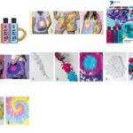 Marabu Tie Dye batik verfset, 3 x 80 ml, trendkleuren