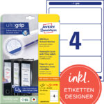 AVERY Zweckform ordnerrug-etiketten, 59x192 mm, verwijderbaar