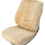 IWH Autohoesje van lamsvacht, beige