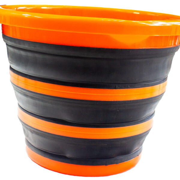 Garten PRIMUS opvouwbare emmer, zwart/oranje