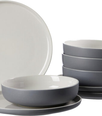 Ritzenhoff & Breker serviesset JASPER, grijs, 8-delig