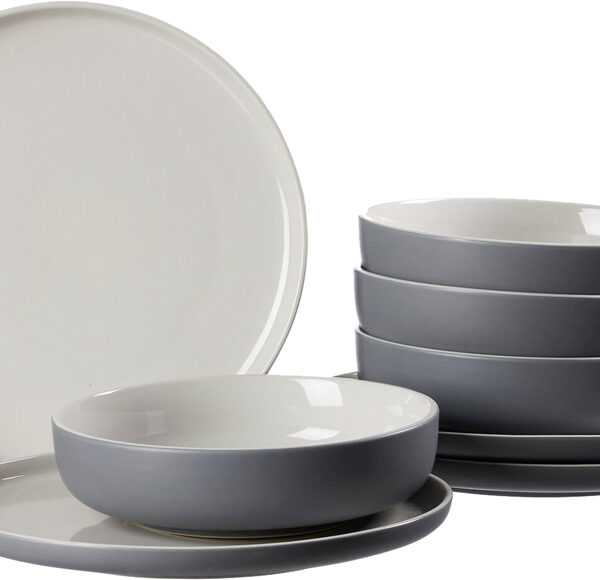 Ritzenhoff & Breker serviesset JASPER, grijs, 8-delig