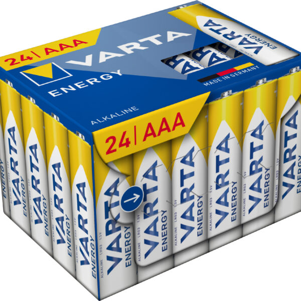 VARTA Alkaline Batterijen Energy, 24 stuks, Micro AAA