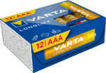 VARTA Alkaline Longlife Batterijen, Micro AAA, 12 stuks