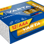 VARTA Alkaline Longlife Batterijen, Micro AAA, 12 stuks