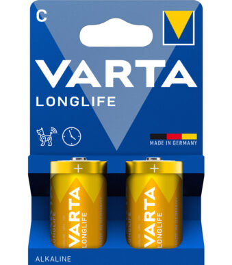 VARTA Alkaline Batterijen Longlife, Baby C/LR14, 2 stuks