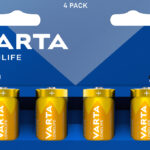 VARTA Longlife Alkaline Batterijen, Baby (C/LR14), 4 stuks