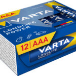 VARTA Longlife Power alkaline batterijen, AAA, 12 stuks