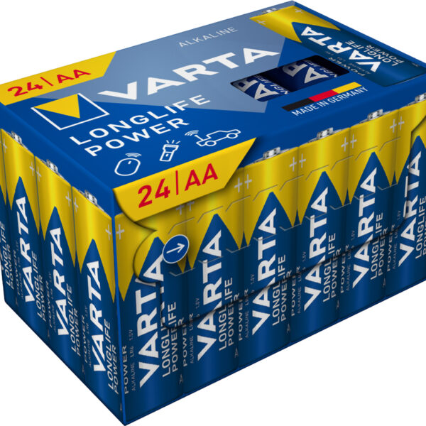 VARTA Alkaline Batterij Longlife Power, Mignon AA, 24 stuks