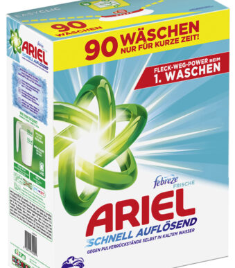 ARIEL Waspoeder febreze Fresh, 4,95 kg - 90 wasbeurten