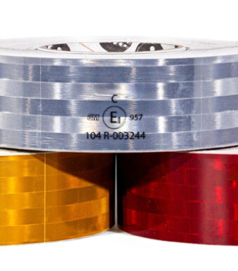 IWH Reflecterende contourmarkering ECE-104, 50 mm x 50 m, rood