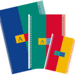 Overwinnaar spiraalgebonden notaboek - dubbele spiraal, 90 x 140 mm