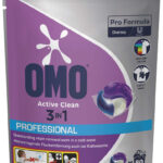 OMO Professional Wasmiddel Pods Active Clean 3-in-1, 80 stuks