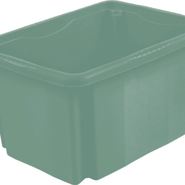 Opbergbox 'Emil', 24 liter, noordse groentint.