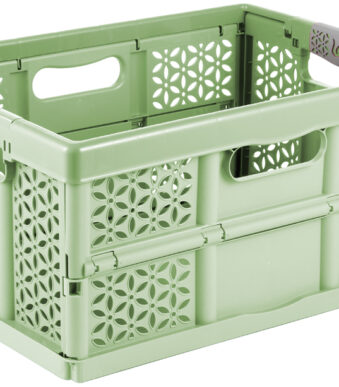 keeeper Professionele opvouwbare opbergbox 'eco lea', 32 liter, grasgroen