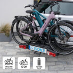 FISCHER fietsendrager voor trekhaak 'RoadLine Black