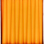 STARPAK Kaarsen, 22 mm, oranje, verpakking van 50 stuks