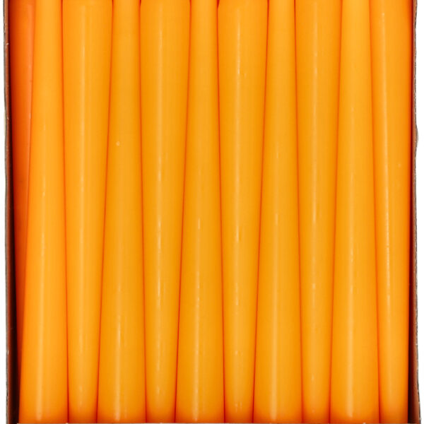 STARPAK Kaarsen, 22 mm, oranje, verpakking van 50 stuks