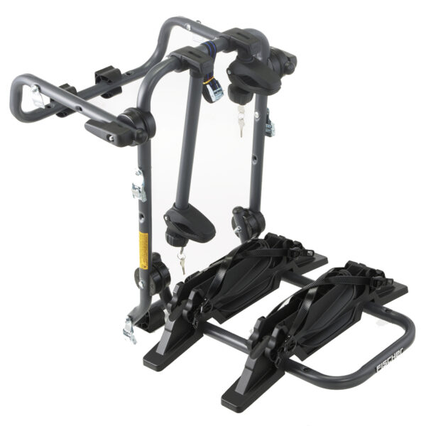 FISCHER fietsendrager voor achter, geschikt voor 2 fietsen/e-bikes