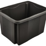 Opbergbox 'emil eco', 30 liter, grafietkleurig