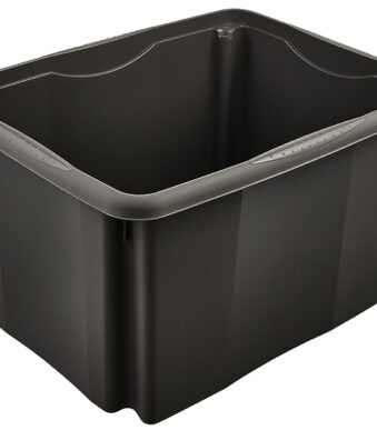 Opbergbox 'emil eco', 30 liter, grafietkleurig