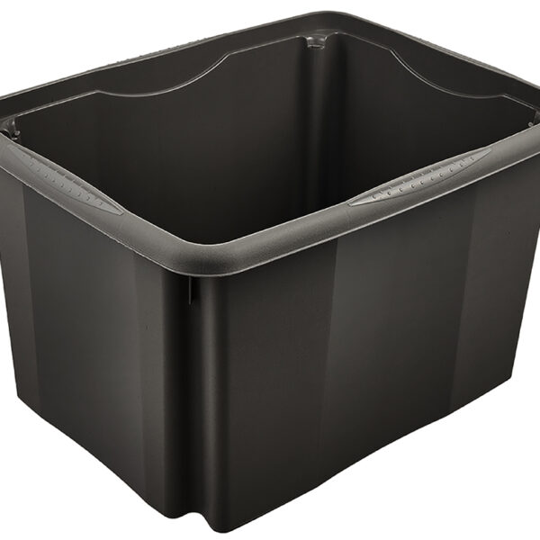 Opbergbox 'emil eco', 30 liter, grafietkleurig
