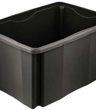 Opbergdoos 'emil eco', 45 liter, eco-grafietkleur