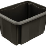 Bewaarbox 'emil eco', 15 liter, grafietkleur