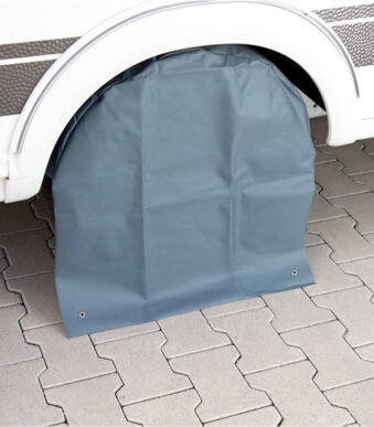 cartrend Caravan wielcover XL, polyester, donkergrijs